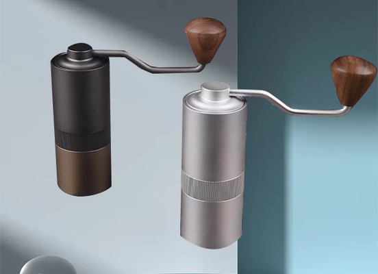 Φορητός μύλος 35g Espresso 6 καφέ χεριών αλέθοντας ρύθμιση βαθμού