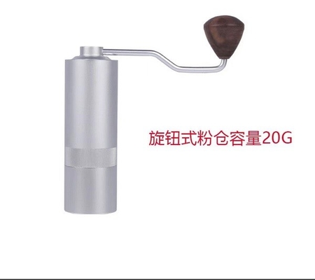 Μύλος καφέ Espresso 38mm Conical Burr Middle Manual με λαβή καρυδιάς
